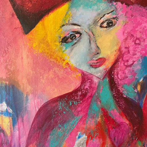 PINKY
Acrylique sur toile - 16x20